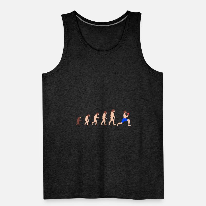 Bodybuilder d'haltérophilie Evolution Funny Gym Débardeur bio Premium Homme