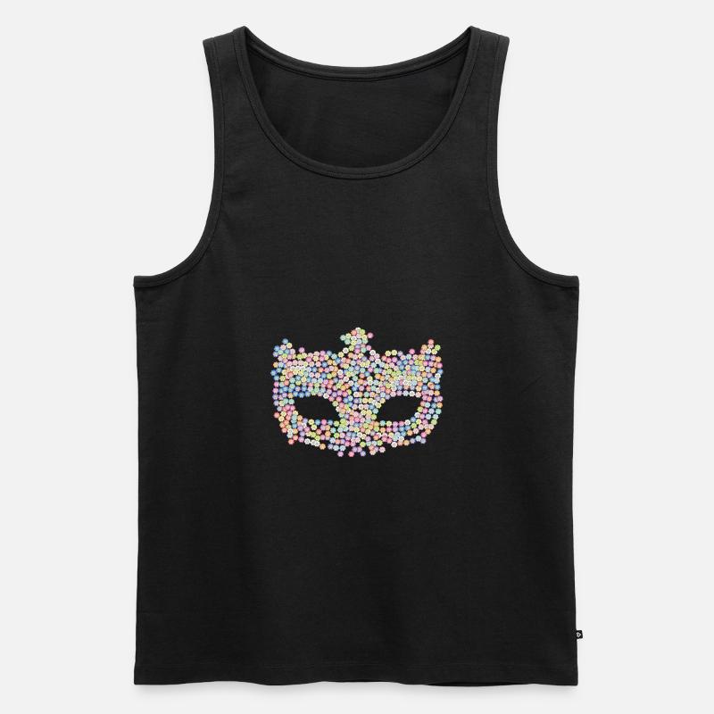 Venezia - Männer Premium Bio Tank Top - Schwarz