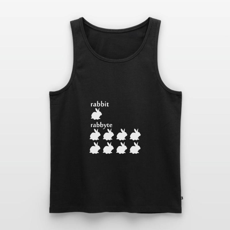 Programmierer Informatiker byte Rabbit Geschenk Männer Premium Bio Tank Top