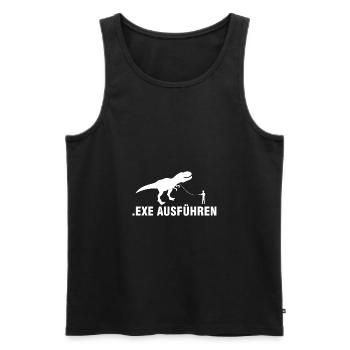 exe ausführen Informatiker Programmierer Geschenk. - Männer Premium Bio Tank Top - Schwarz - Vorne - Michal (187cm)