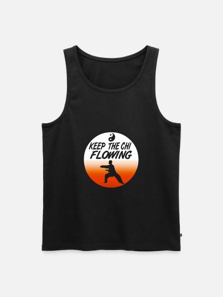Tai Chi - Men's Premium Organic Tank Top - black