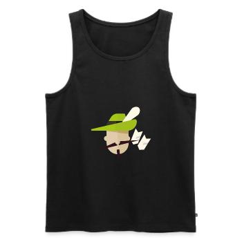 Robin Hood - Archer - Hero - Men's Premium Organic Tank Top - black - Front - AI Model Male 178 light (178cm)