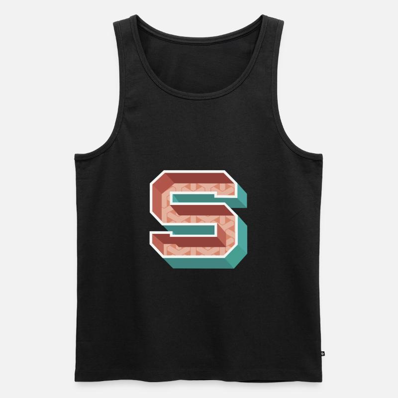 S - Männer Premium Bio Tank Top - Schwarz