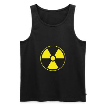Radioaktiv - Männer Premium Bio Tank Top - Schwarz - Vorne - Michal (187cm)