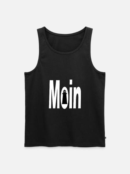 moin34 - Männer Premium Bio Tank Top - Schwarz