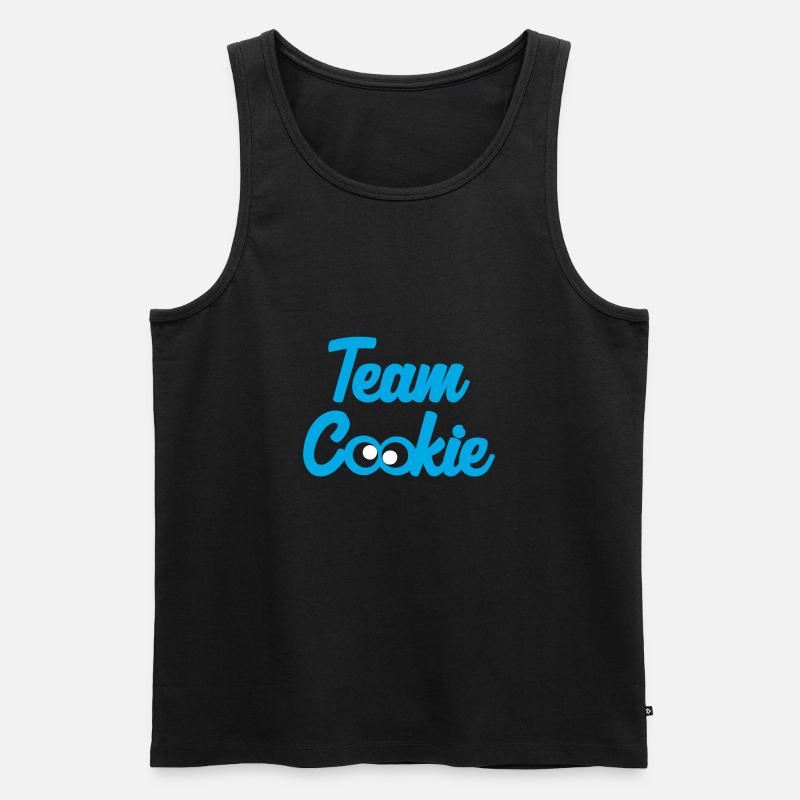 Team Cookie Kekse Plätzchen - Männer Premium Bio Tank Top - Schwarz