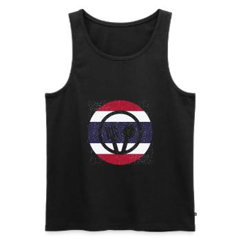Thailand cuisine cooking thai food gift - Men's Premium Organic Tank Top - black - Front - Michal (187cm)