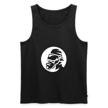 Gasmaske - Männer Premium Bio Tank Top - Schwarz - Vorne - Michal (187cm)