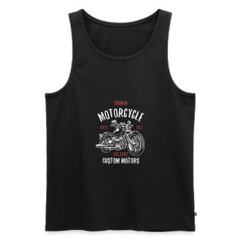Motorcycle Cologne German Custom Motors - Débardeur bio Premium Homme - noir - Devant - Michal (187cm)