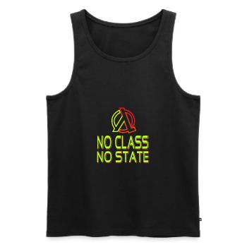 Programmer Lambda Software Developer Gift - Men's Premium Organic Tank Top - black - Front - AI Model Male 178 light (178cm)