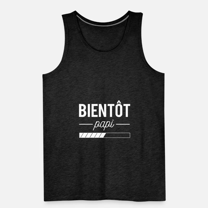 Bientôt papi annonce naissance Débardeur bio Premium Homme