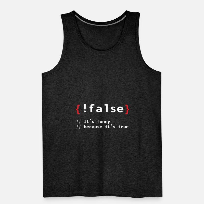 Coding Debug Admin Programme Cadeau Débardeur bio Premium Homme