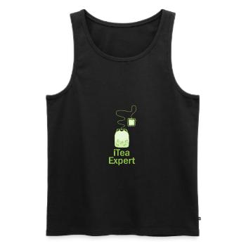IT Expert Coding Beruf Spruch Geschenk - Männer Premium Bio Tank Top - Schwarz - Vorne - AI Model Male 178 light (178cm)