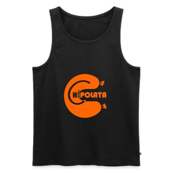Chipolata - Barbecue - Men's Premium Organic Tank Top - black - Front - AI Model Male 178 light (178cm)
