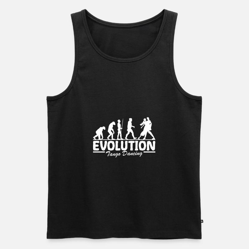 Tango danse évolution de la danse drôle pour couple de danse - Débardeur bio Premium Homme - noir