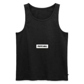 Mystic Falls - mystischer Grill - Männer Premium Bio Tank Top - Schwarz - Vorne - AI Model Male 178 light (178cm)