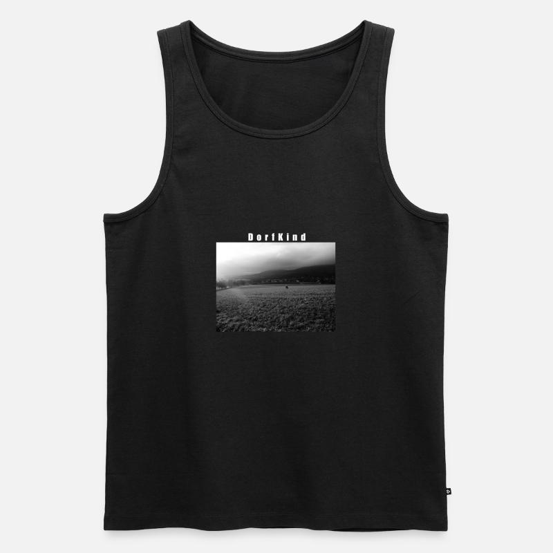 DorfKind - Männer Premium Bio Tank Top - Schwarz