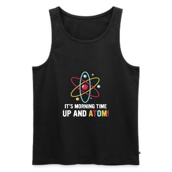 Physik Physiker lustiger Spruch Atom Geschenk - Männer Premium Bio Tank Top - Schwarz - Vorne - Michal (187cm)