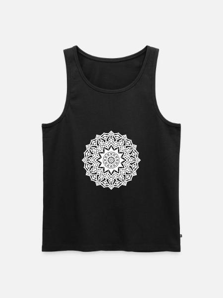 Symbols And Geometrie - Men's Premium Organic Tank Top - black