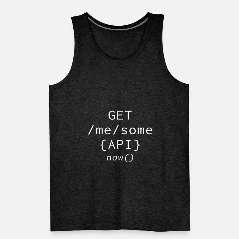 Cadeau informatique de programmation API disant Débardeur bio Premium Homme