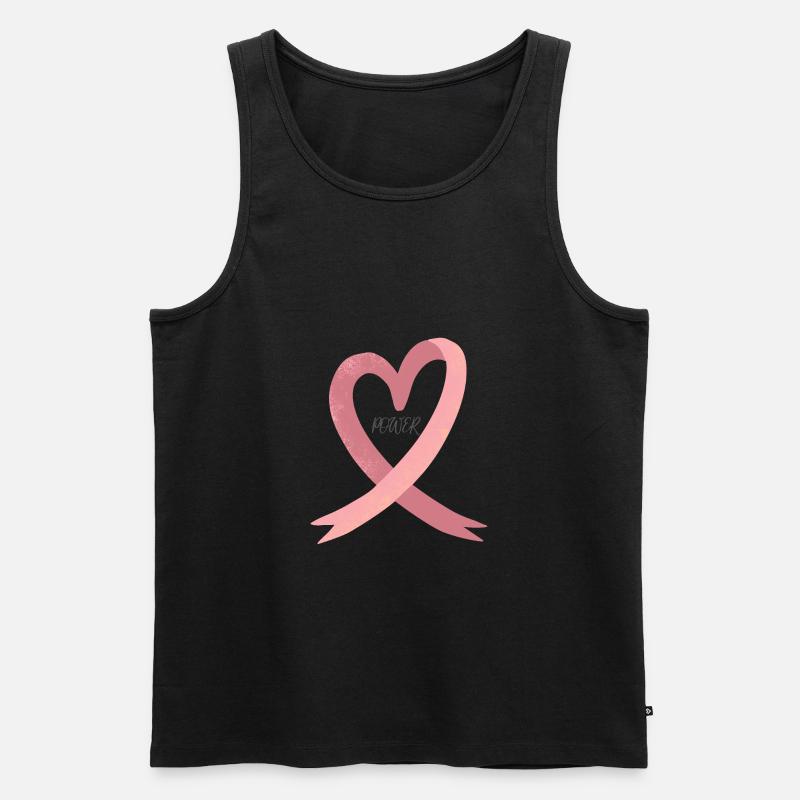 POWER - Männer Premium Bio Tank Top - Schwarz