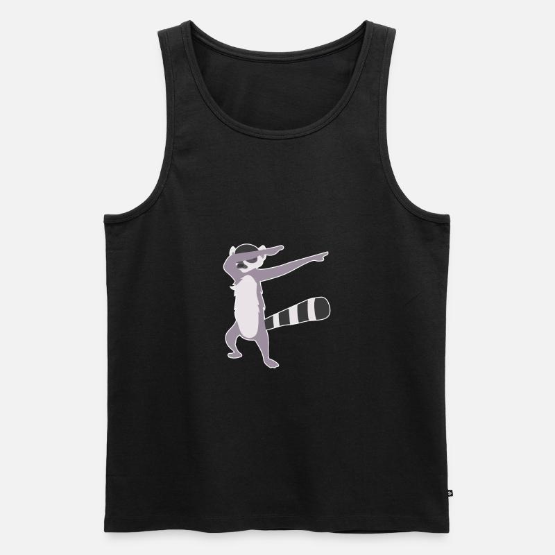 Dabbing Lemur Dab Danser Lemur Lover Gave Idé - Herre Premium økologisk tanktop - sort