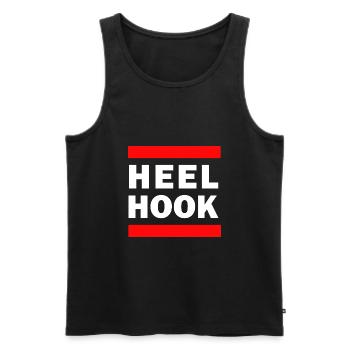 BrasilianischeJiu-Jitsu Fersenhaken BJJ - Männer Premium Bio Tank Top - Schwarz - Vorne - Michal (187cm)