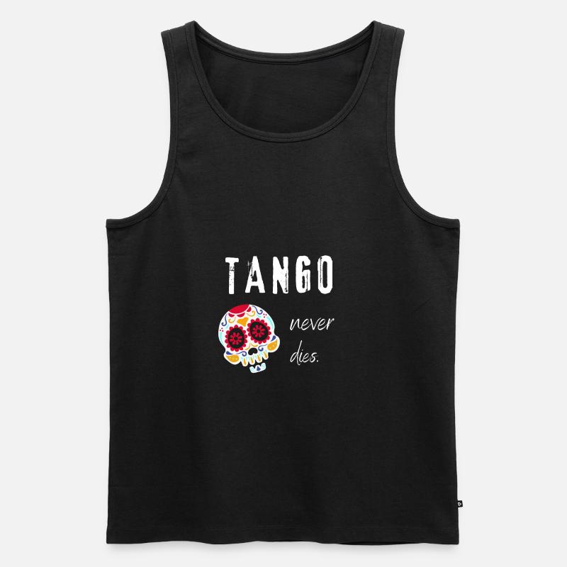 Tango never dies - Débardeur bio Premium Homme - noir