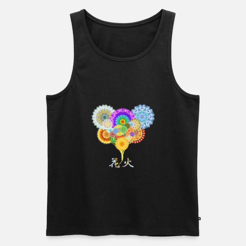 Hanabi 10 C - Männer Premium Bio Tank Top - Schwarz
