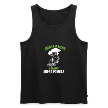 Super powers Phd Student Cadeau - Débardeur bio Premium Homme - noir - Devant - Michal (187cm)