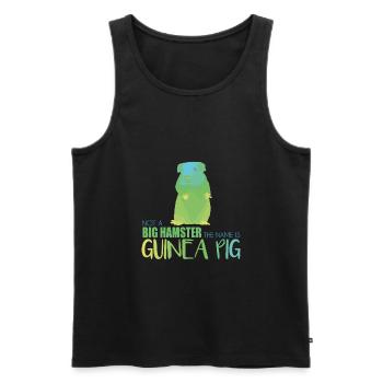 Meerschweinchen Genschenk - Männer Premium Bio Tank Top - Schwarz - Vorne - Michal (187cm)