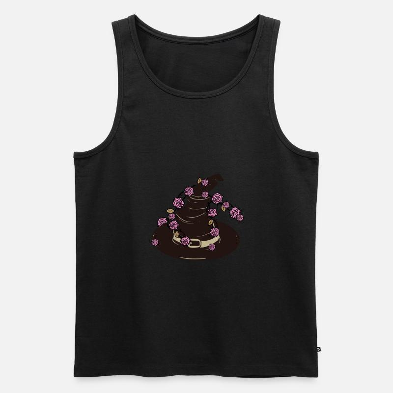 Hexe - Männer Premium Bio Tank Top - Schwarz