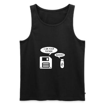 I am your father geschenk Informatique Programming - Débardeur bio Premium Homme - noir - Devant - Michal (187cm)