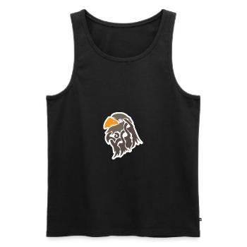 Celtic symbols Hawk Celtic Knots gift idea - Men's Premium Organic Tank Top - black - Front - AI Model Male 178 light (178cm)