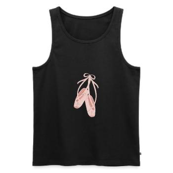 Tanz Ballett Spitzenschuh Ballett Tänzer Geschenk - Männer Premium Bio Tank Top - Schwarz - Vorne - AI Model Male 178 light (178cm)