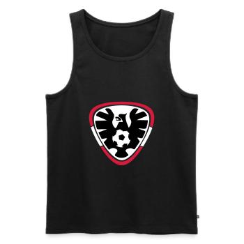 Austria Football Eagle - Men's Premium Organic Tank Top - black - Front - Michal (187cm)