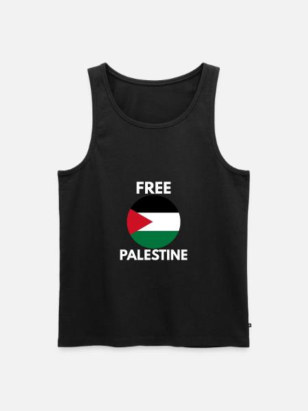 Libérer la Palestine - Débardeur bio Premium Homme - noir
