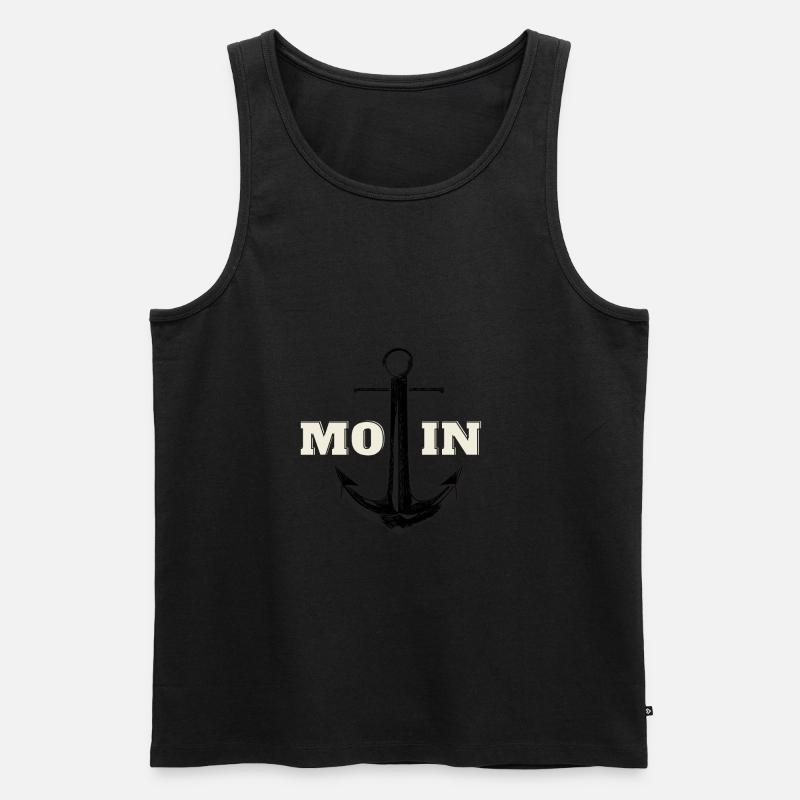 MOIN MOIN MOIN - Männer Premium Bio Tank Top - undefined