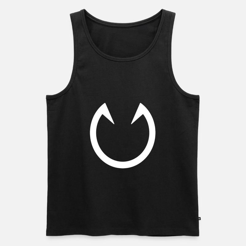 Pferd - Männer Premium Bio Tank Top - Schwarz