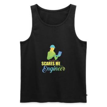 Engineer Engineer Technician Electrical Engineering Mechanical Engineering - Men's Premium Organic Tank Top - black - Front - AI Model Male 178 light (178cm)