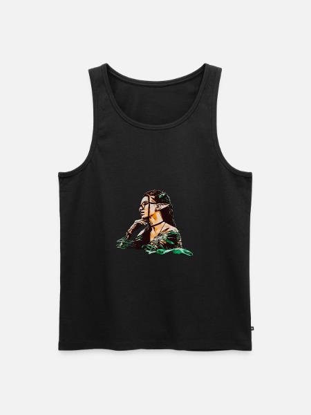 Waldelfe im Farn (DDP) - Männer Premium Bio Tank Top - Schwarz