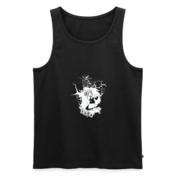 Aestetic Anime Girl - Männer Premium Bio Tank Top - Schwarz - Vorne - AI Model Male 178 light (178cm)