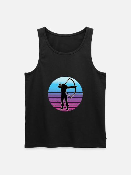 Archery Archer Target Sport - Men's Premium Organic Tank Top - black