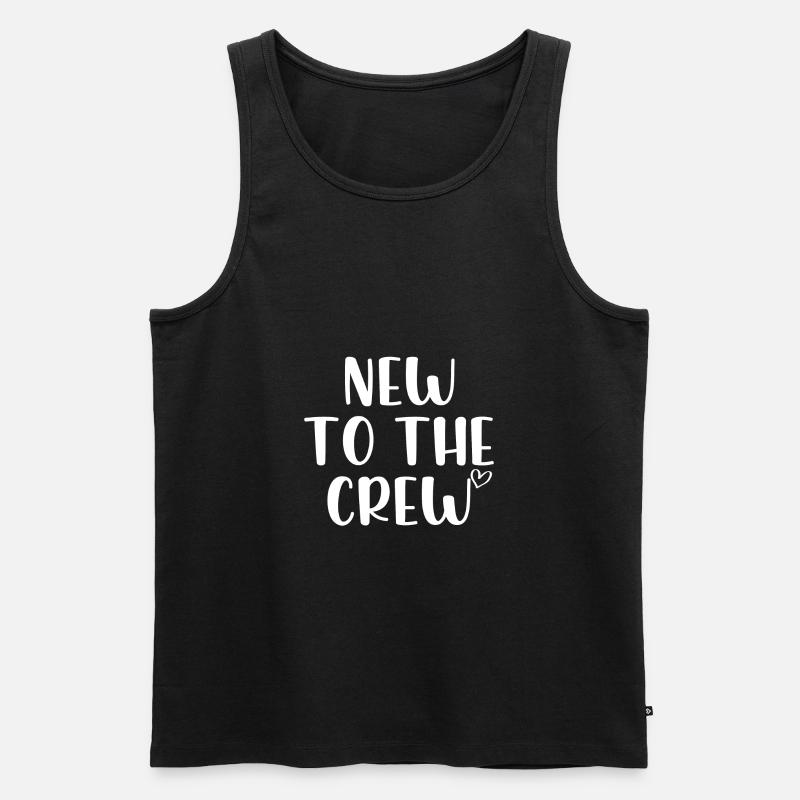 New to the crew - Männer Premium Bio Tank Top - Schwarz