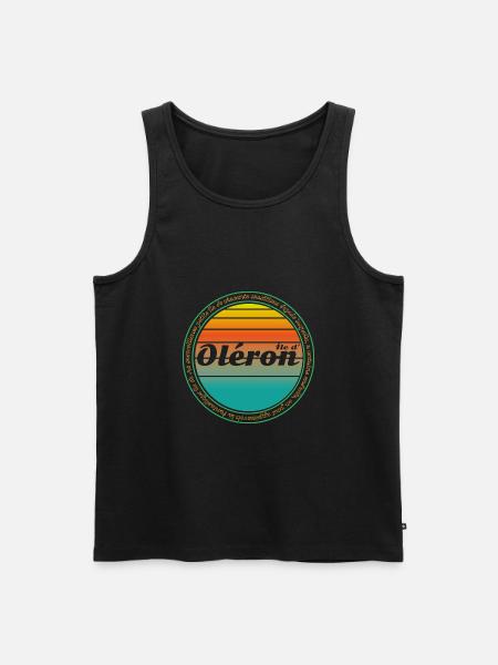 Oléron - Débardeur bio Premium Homme - noir