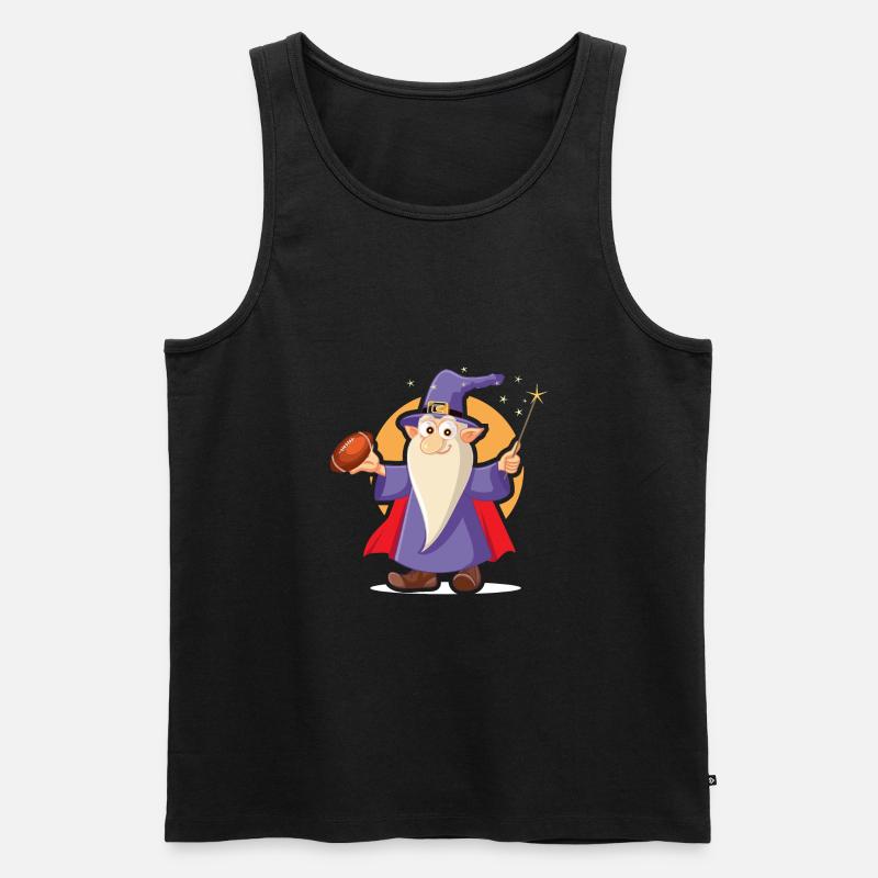 Zauberer - Männer Premium Bio Tank Top - Schwarz