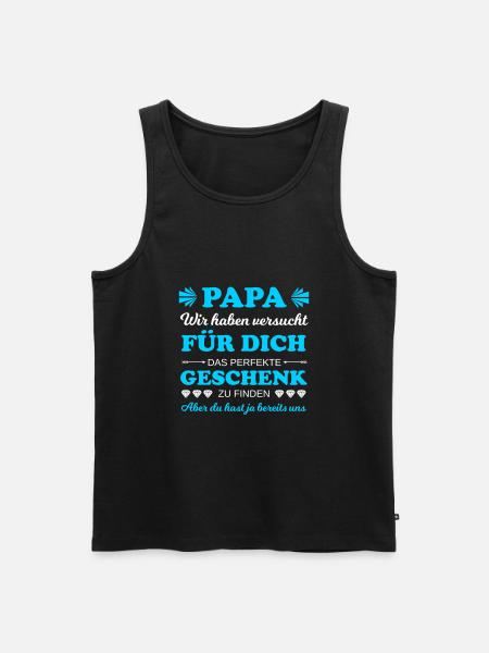 Perfect gift for dad - Men's Premium Organic Tank Top - black