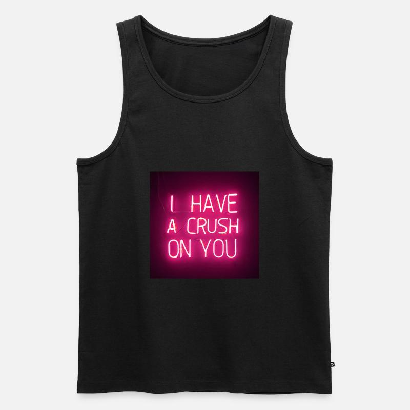 Zerquetschen - Männer Premium Bio Tank Top - Schwarz