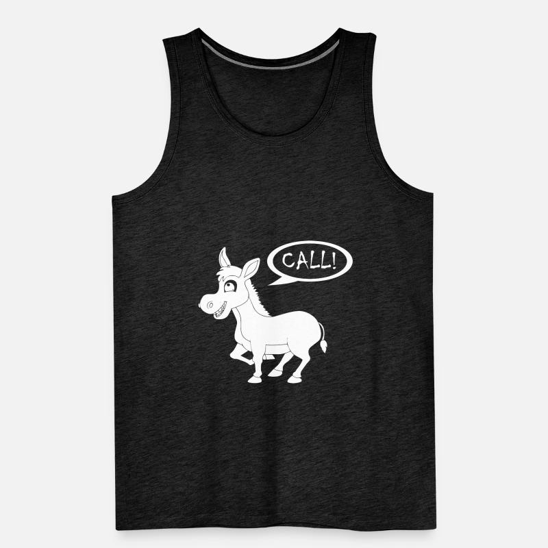 Donkey Esel Männer Premium Bio Tank Top