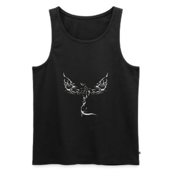 Eagles-Eagles-Eagles-Eagles-Bird-Bird - Men's Premium Organic Tank Top - black - Front - Michal (187cm)
